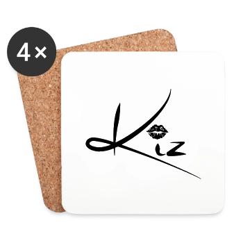 Kizomba Urban Kiz Semba Afro SBK Music dance Ragga - Coasters (set of 4) - white - Front