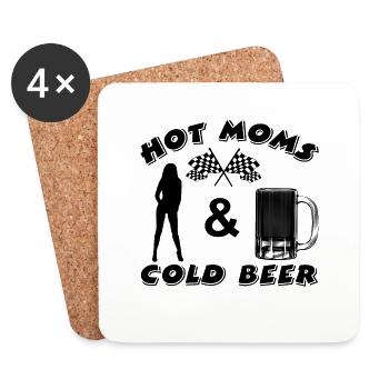 Bier - Untersetzer (4er-Set) - Weiß - Vorne