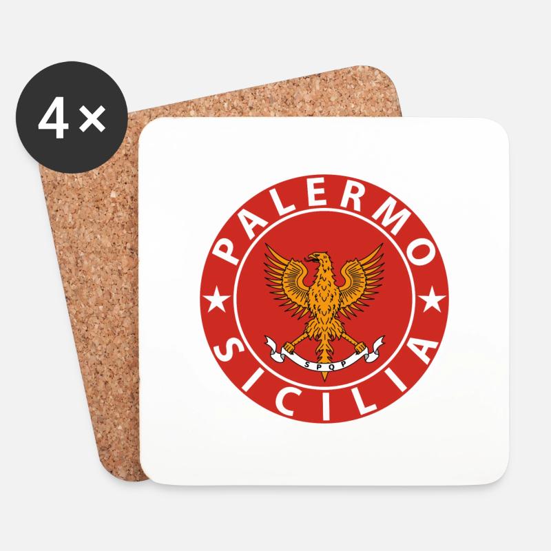 Palermo - Untersetzer (4er-Set) - Weiß