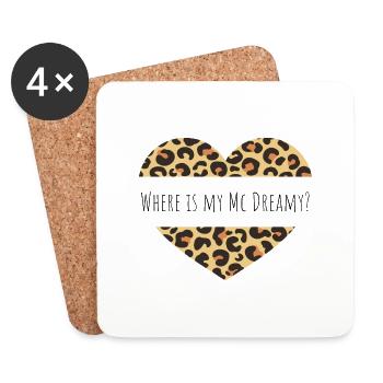 Mc Dreamy Grey’s Anatomy - Untersetzer (4er-Set) - Weiß - Vorne