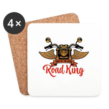 road king 2 - Coasters (set of 4) - white - Front