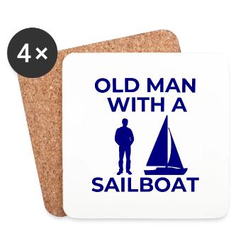 Sail - Coasters (set of 4) - white - Front