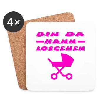 Baby - Untersetzer (4er-Set) - Weiß - Vorne