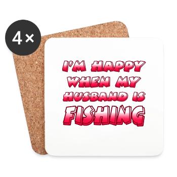 Angling - Coasters (set of 4) - white - Front