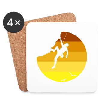 Climbing - Coasters (set of 4) - white - Front