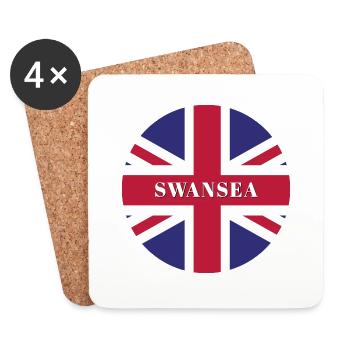Swansea - Untersetzer (4er-Set) - Weiß - Vorne