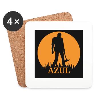 Rebel - Coasters (set of 4) - white - Front