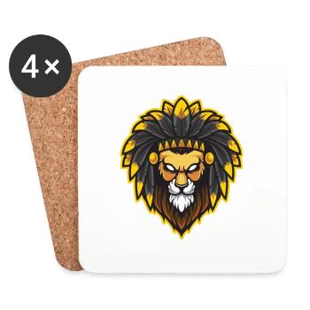 ANIMAL - Coasters (set of 4) - white - Front