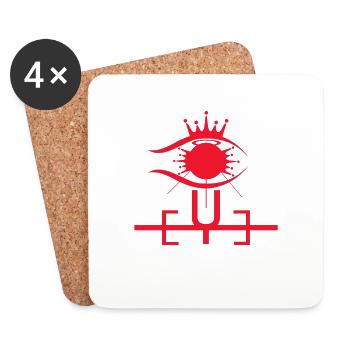 The Fyah - Coasters (set of 4) - white - Front