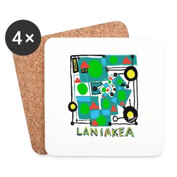 LANIAKEA c.Amélioré - Dessous de verre (lot de 4) - blanc - Devant