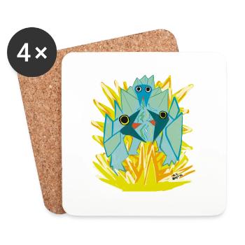 NIDO v.Improved. - Coasters (set of 4) - white - Front