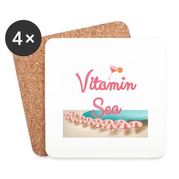 Vitamin Sea Design - Coasters (set of 4) - white - Front