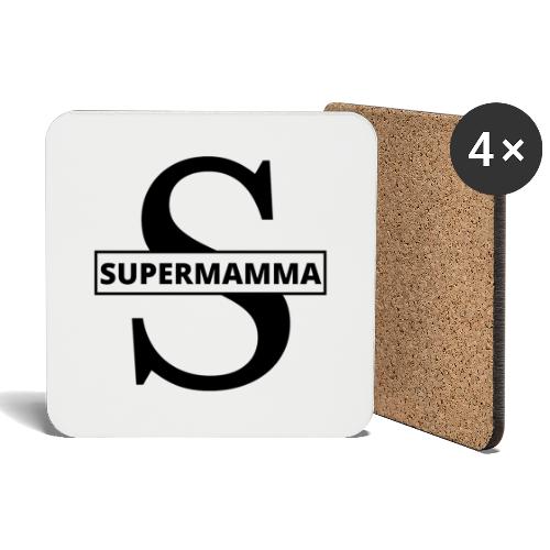 Supermamma - Verdens Beste Mamma - Brikker (sett med 4)