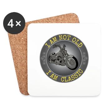 I'm not old I'm a Classic - Coasters (set of 4) - white - Front