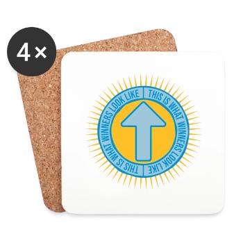 What Winners Look Like - Coasters (set of 4) - white - Front
