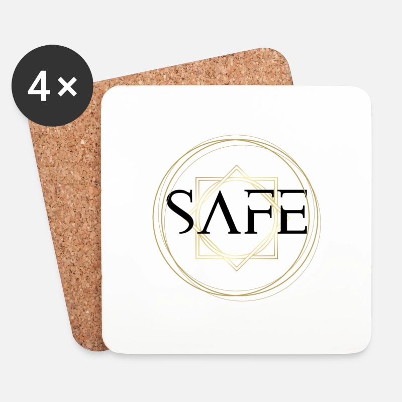 Safe - Untersetzer (4er-Set) - Weiß