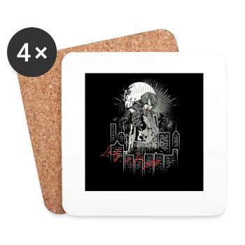 Nuit de la Dame - Dessous de verre (lot de 4) - blanc - Devant