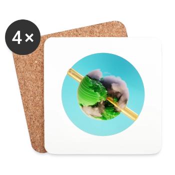 Green Earth - Untersetzer (4er-Set) - Weiß - Vorne