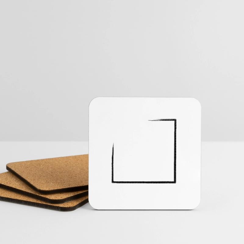 Weathered rectangular frame Coasters (set of 4)