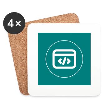 HTML - Coasters (set of 4) - white - Front