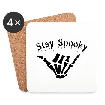 Stay Spooky - Coasters (set of 4) - white - Front