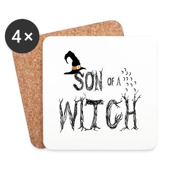 Son of a Witch - Untersetzer (4er-Set) - Weiß - Vorne