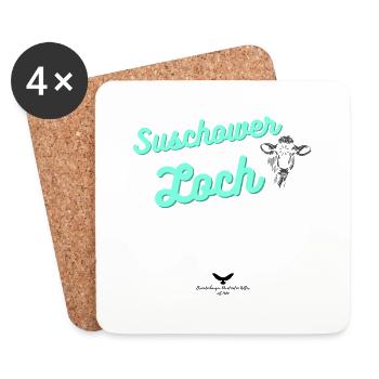 Spreewald Suschower Loch - Untersetzer (4er-Set) - Weiß - Vorne