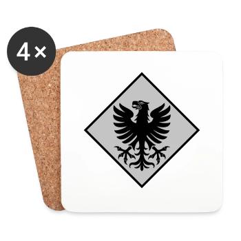Värmland - Coasters (set of 4) - white - Front