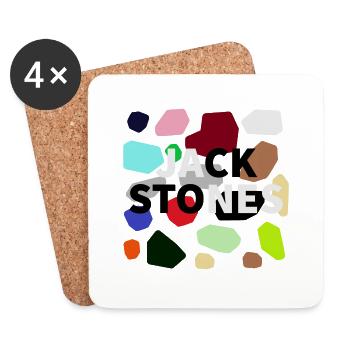 JACK STONES - Coasters (set of 4) - white - Front