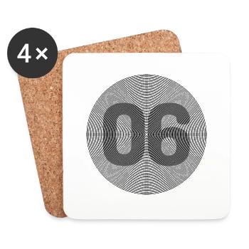 06 - Untersetzer (4er-Set) - Weiß - Vorne