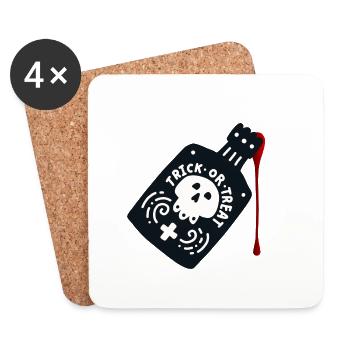 Mystery magic potion - Coasters (set of 4) - white - Front