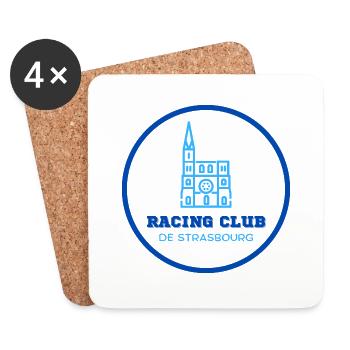 Racing club de Strasbourg - Coasters (set of 4) - white - Front