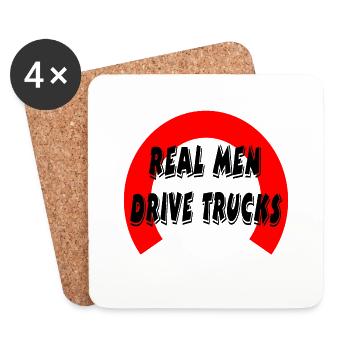 Truck - Untersetzer (4er-Set) - Weiß - Vorne
