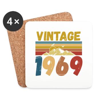 vintage1969 - Coasters (set of 4) - white - Front
