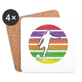 Football player Football Football coach Footballer - Coasters (set of 4) - white - Front