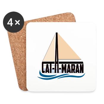 catAmaran - katAmaran - 3 - Untersetzer (4er-Set) - Weiß - Vorne