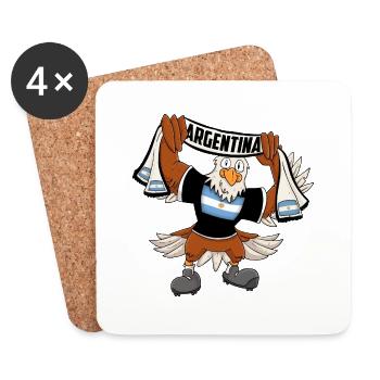 Argentina Eagle - Coasters (set of 4) - white - Front