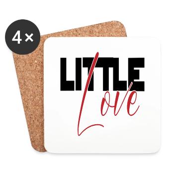 Little love - Coasters (set of 4) - white - Front