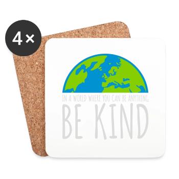 you can be kind - Untersetzer (4er-Set) - Weiß - Vorne
