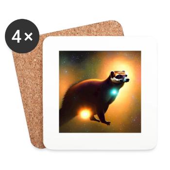 Coati - Coasters (set of 4) - white - Front