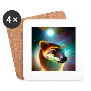 Coati - Coasters (set of 4) - white - Front