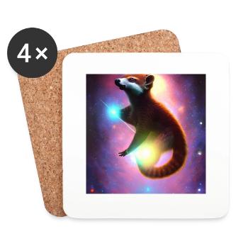 Coati - Coasters (set of 4) - white - Front