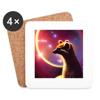 Coati - Coasters (set of 4) - white - Front