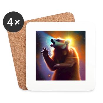 Coati - Coasters (set of 4) - white - Front