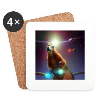 Coati - Coasters (set of 4) - white - Front