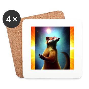 Coati - Coasters (set of 4) - white - Front