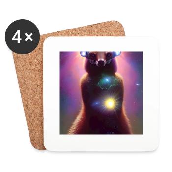 Coati - Coasters (set of 4) - white - Front