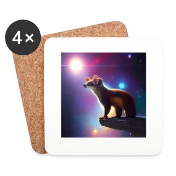 Coati - Coasters (set of 4) - white - Front