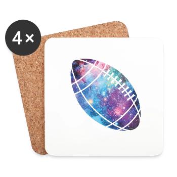 Football Galaxy - Untersetzer (4er-Set) - Weiß - Vorne
