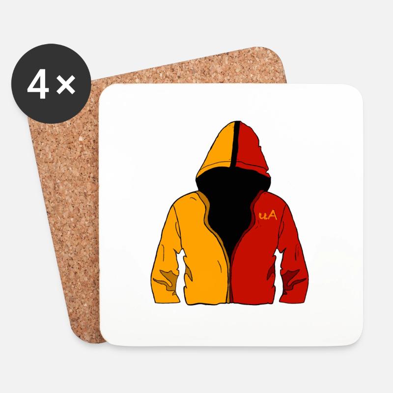 Ultraslan Taraftar Hooligan - Untersetzer (4er-Set) - Weiß